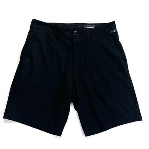 Volcom V.CO-TECH Hybrid Shorts Mens 34 Black Stretch Chino Boardshorts Golf